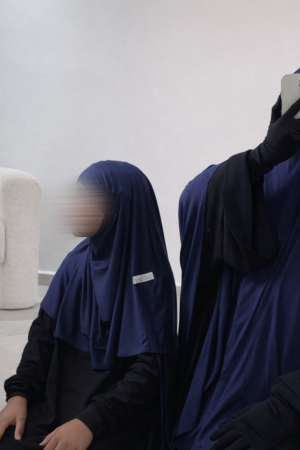 Khimar Hidaya – Coton stretch premium petite fille