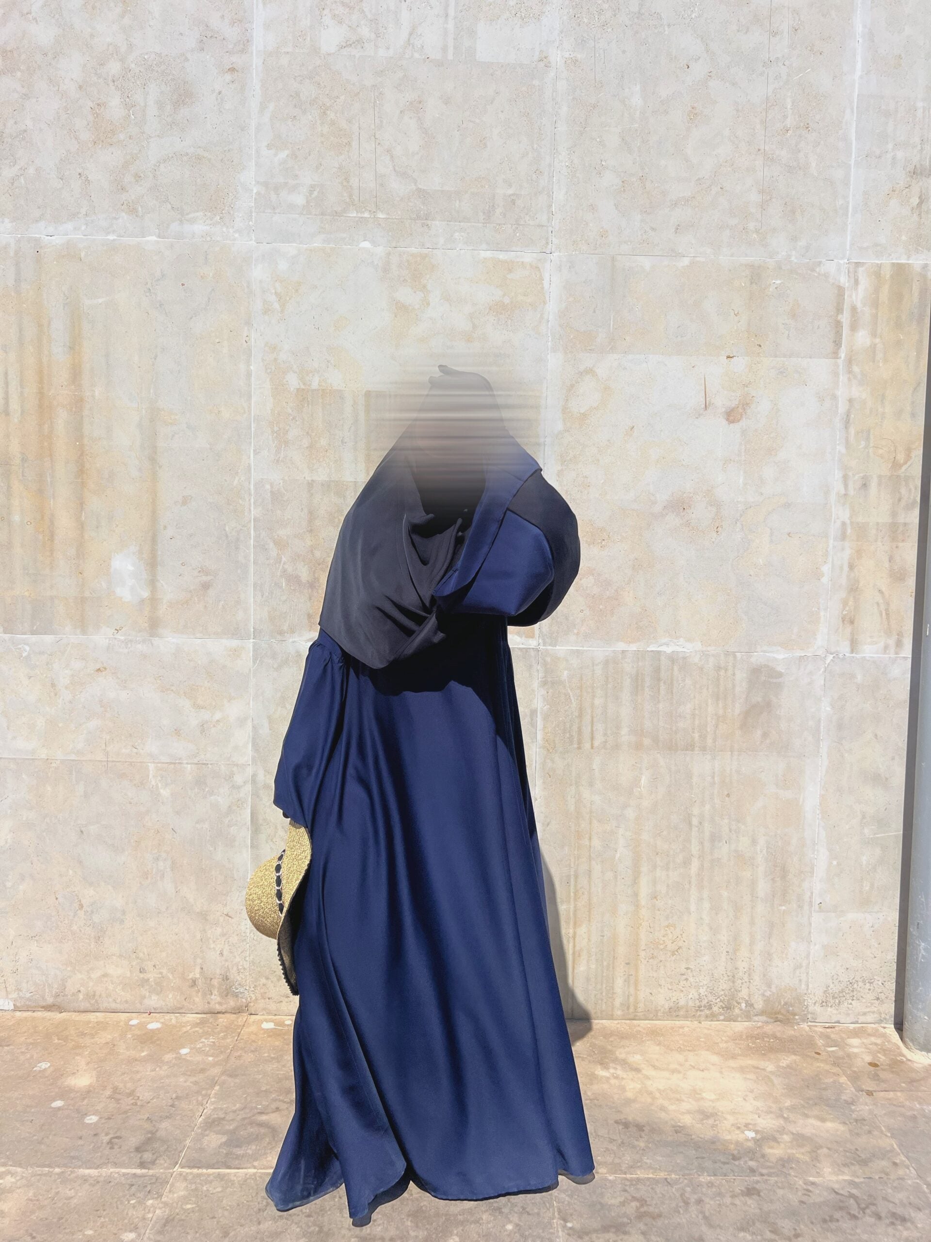 Abaya Colombiana Tissu Soie de Médine
