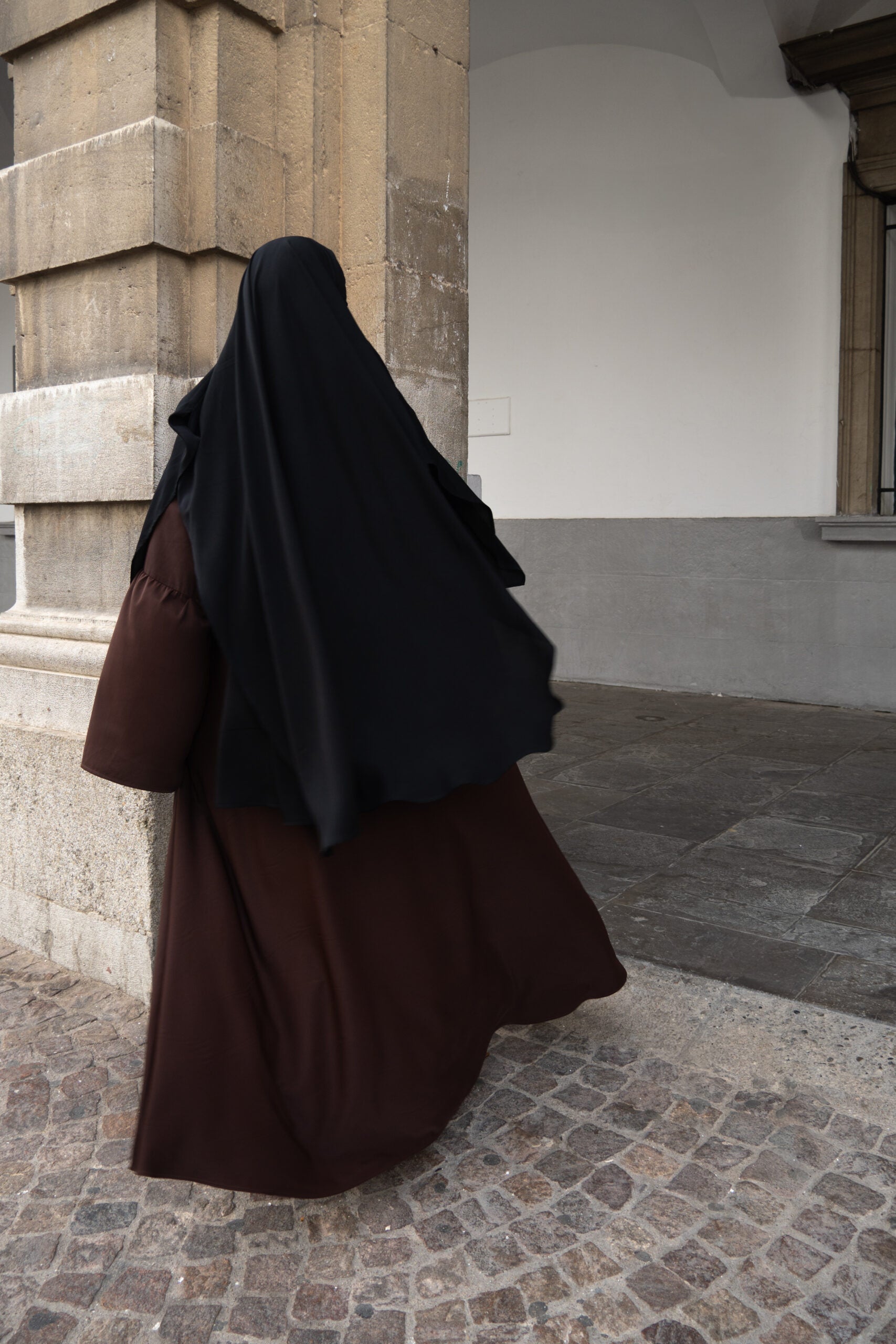 Abaya Colombiana Tissu Soie de Médine