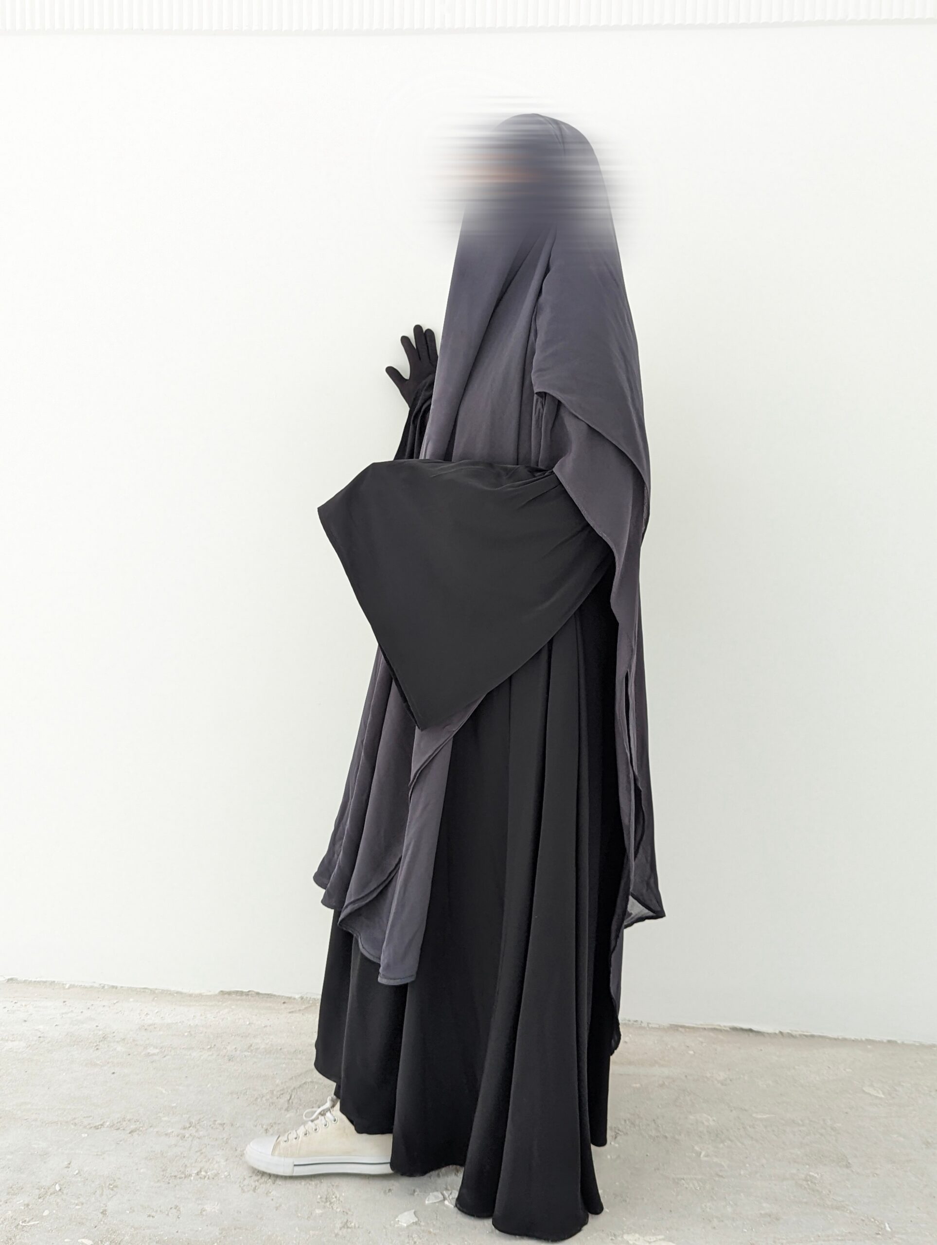 Abaya Colombiana Tissu Soie de Médine
