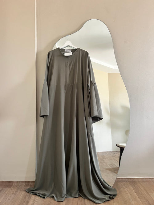 Abaya Colombiana Tissu Soie de Médine