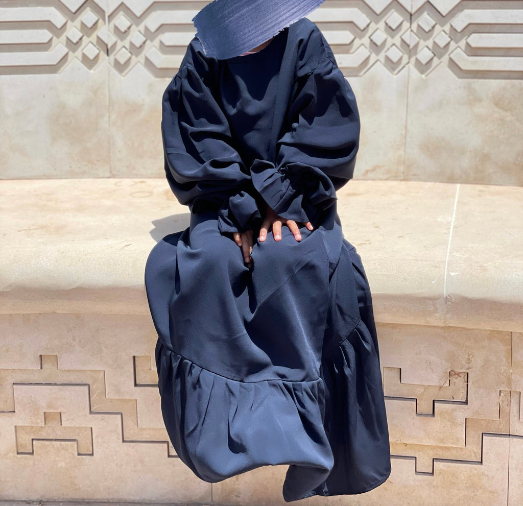 Khimar en pointe petite fille