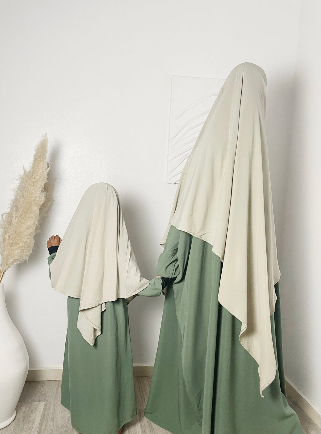 Abaya Manches Droites Petite Fille