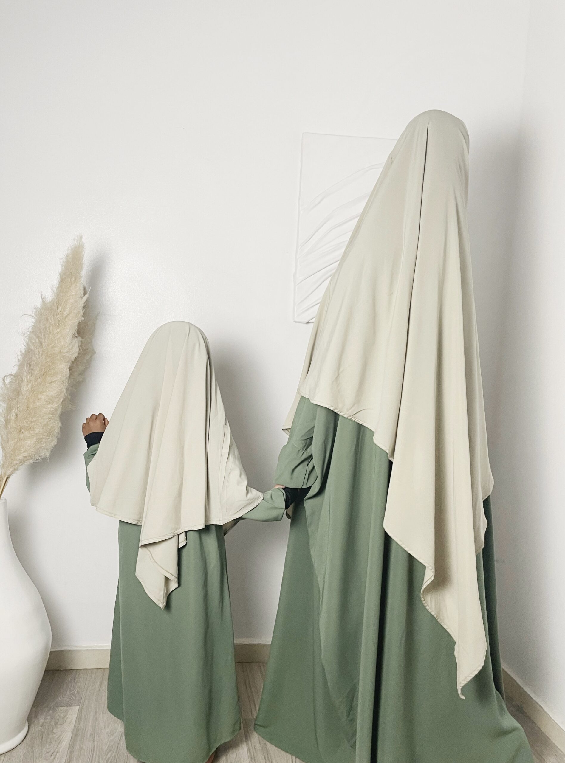 Abaya Manches Droites Petite Fille