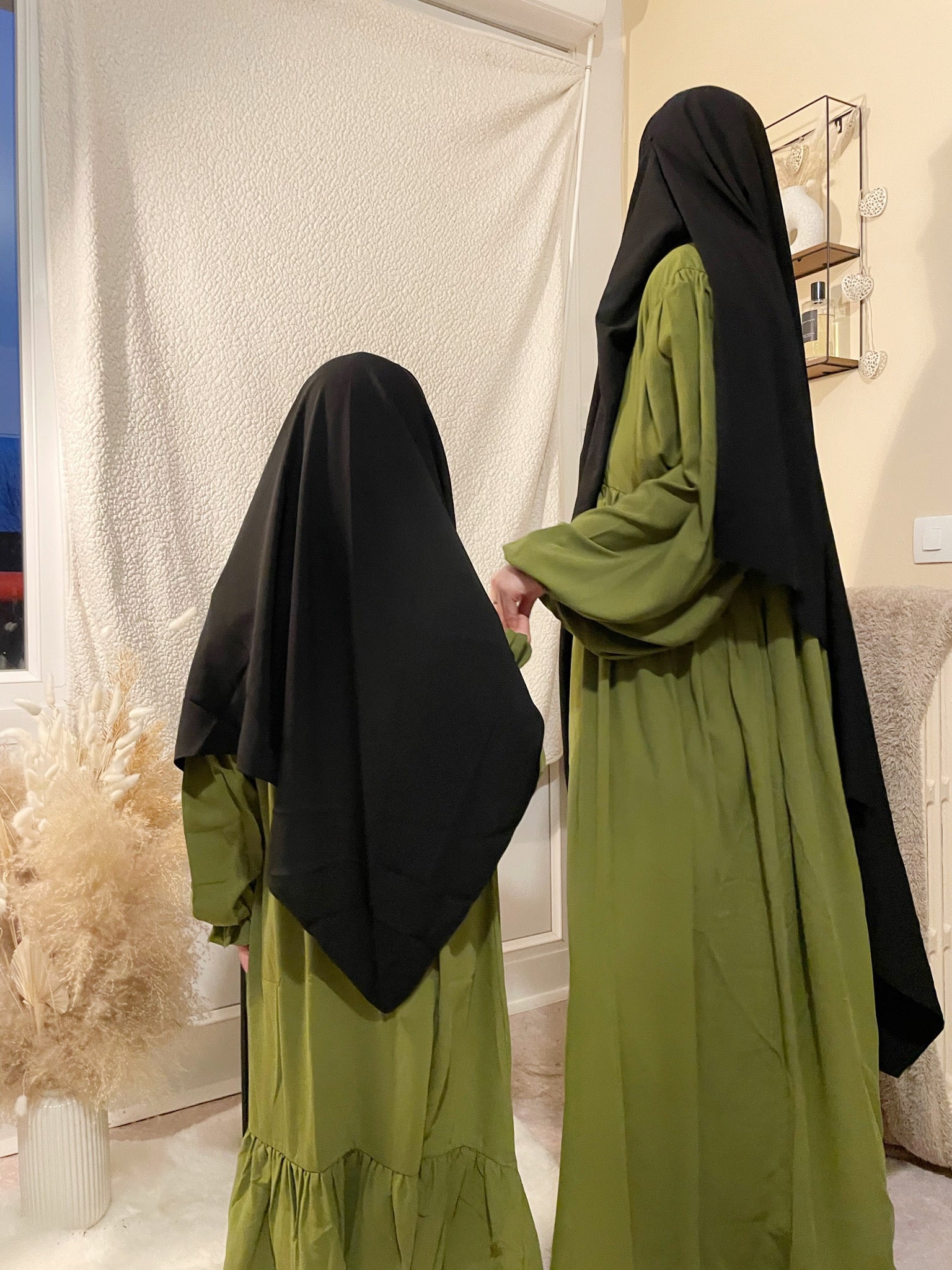 Khimar en pointe petite fille