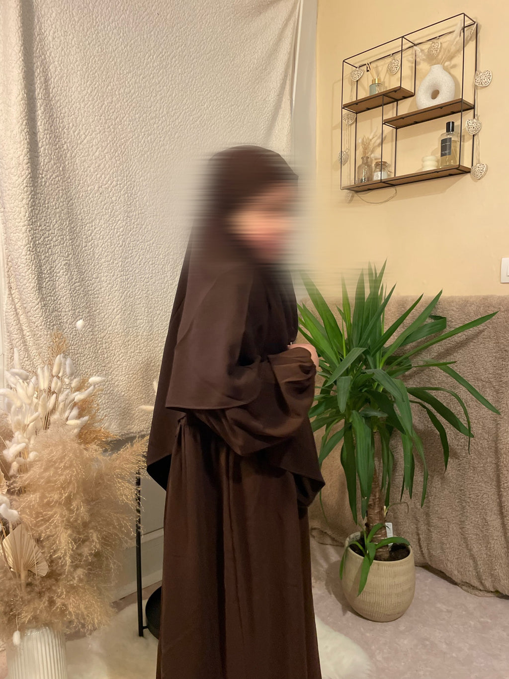 Khimar en pointe petite fille