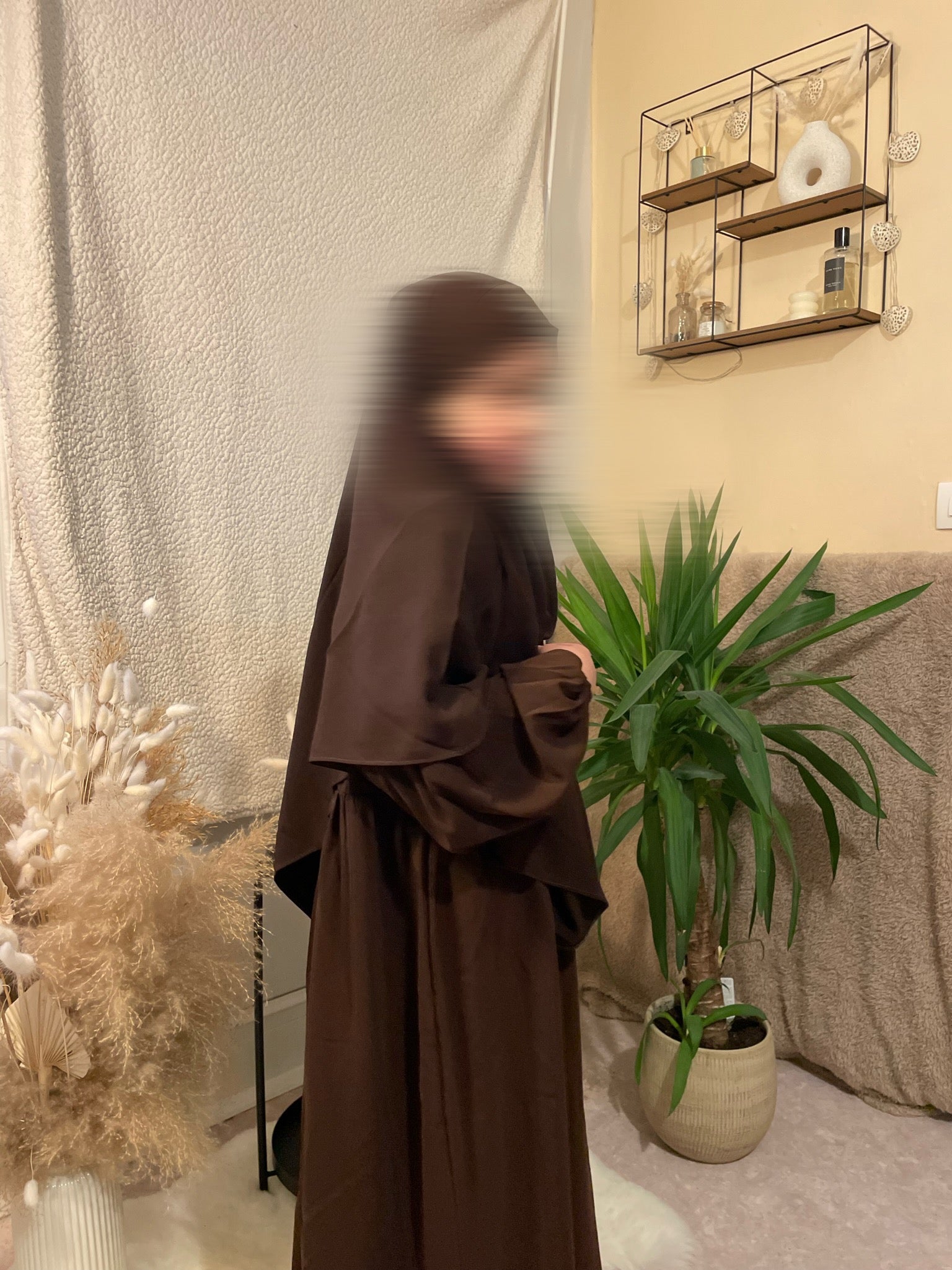 Khimar en pointe petite fille