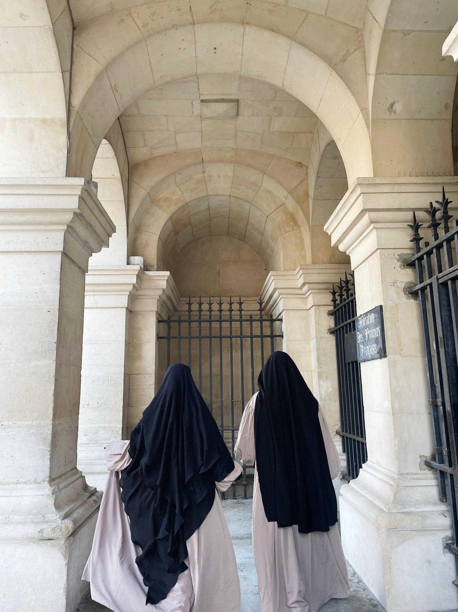 Abaya zippée Russia Wool Peach (Ancienne Co)