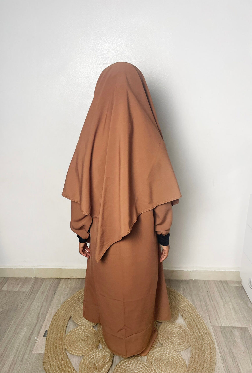 Khimar en pointe petite fille