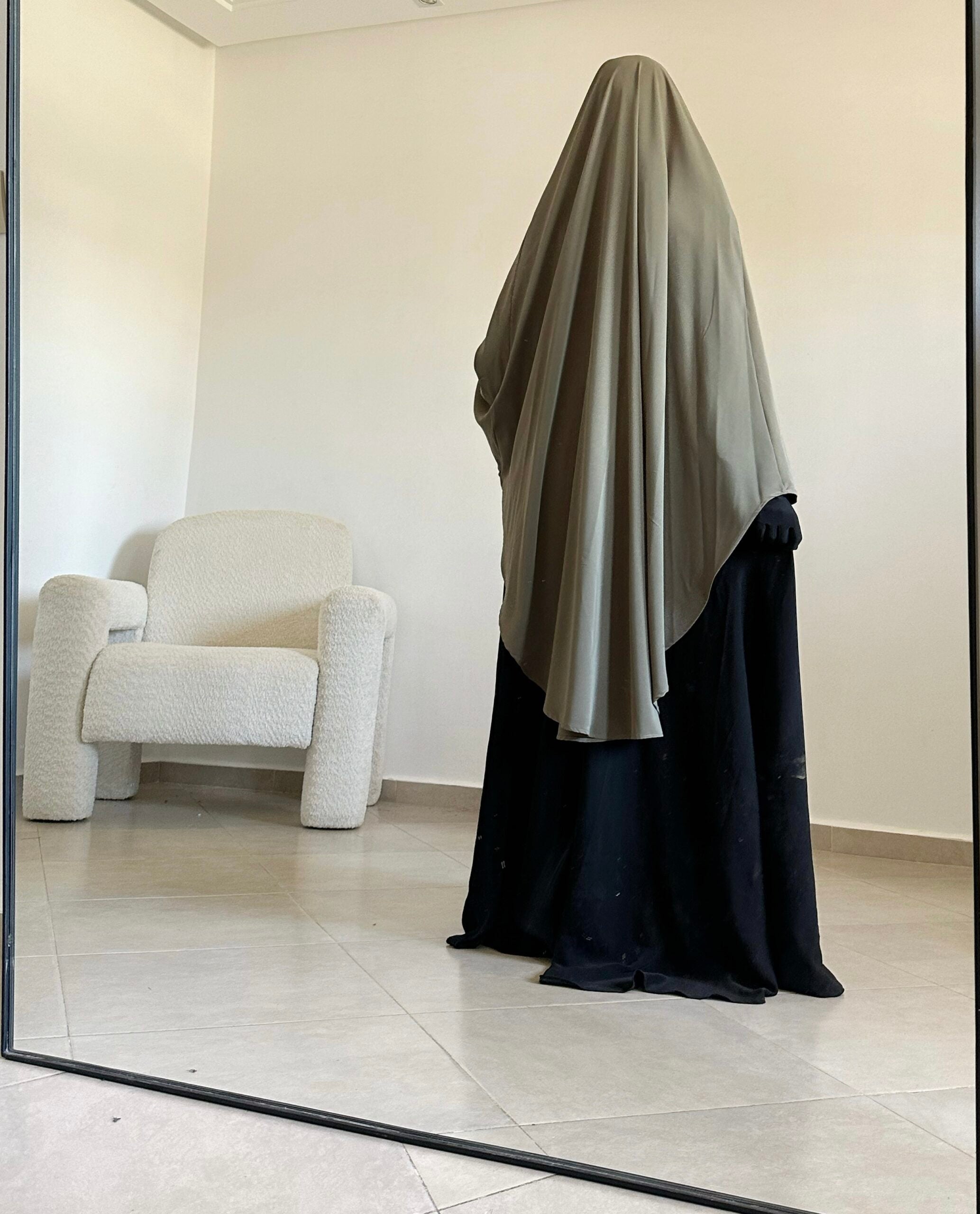 Khimar ExtraLarge en soie de médine