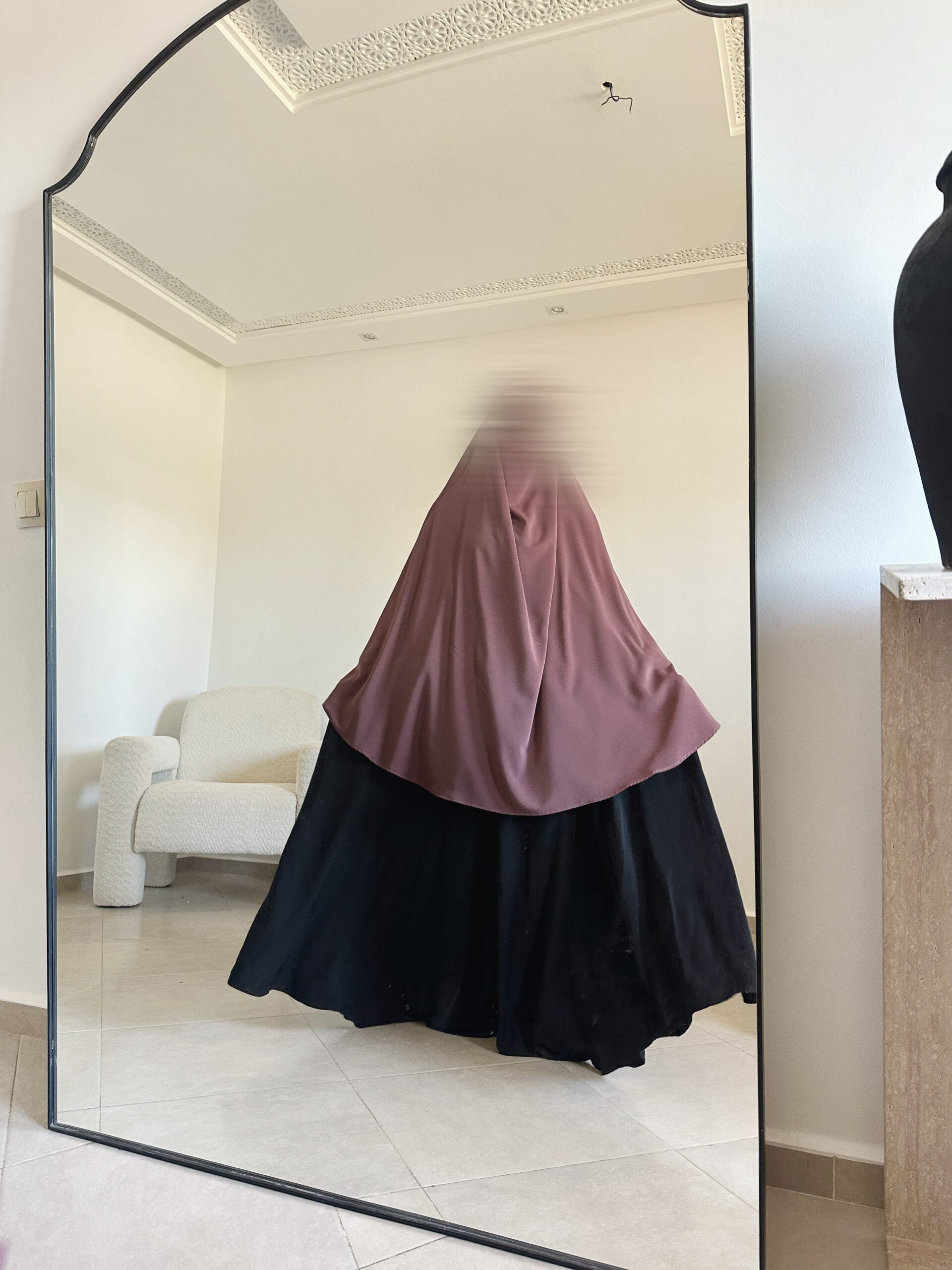 Khimar ExtraLarge en soie de médine