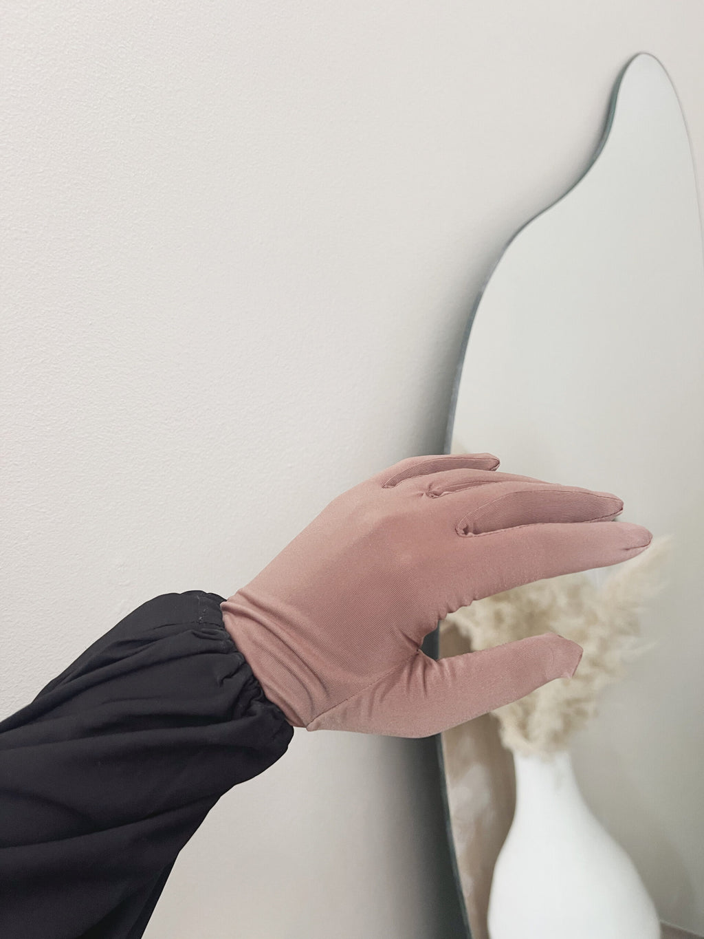 Gants tactiles sans fleur
