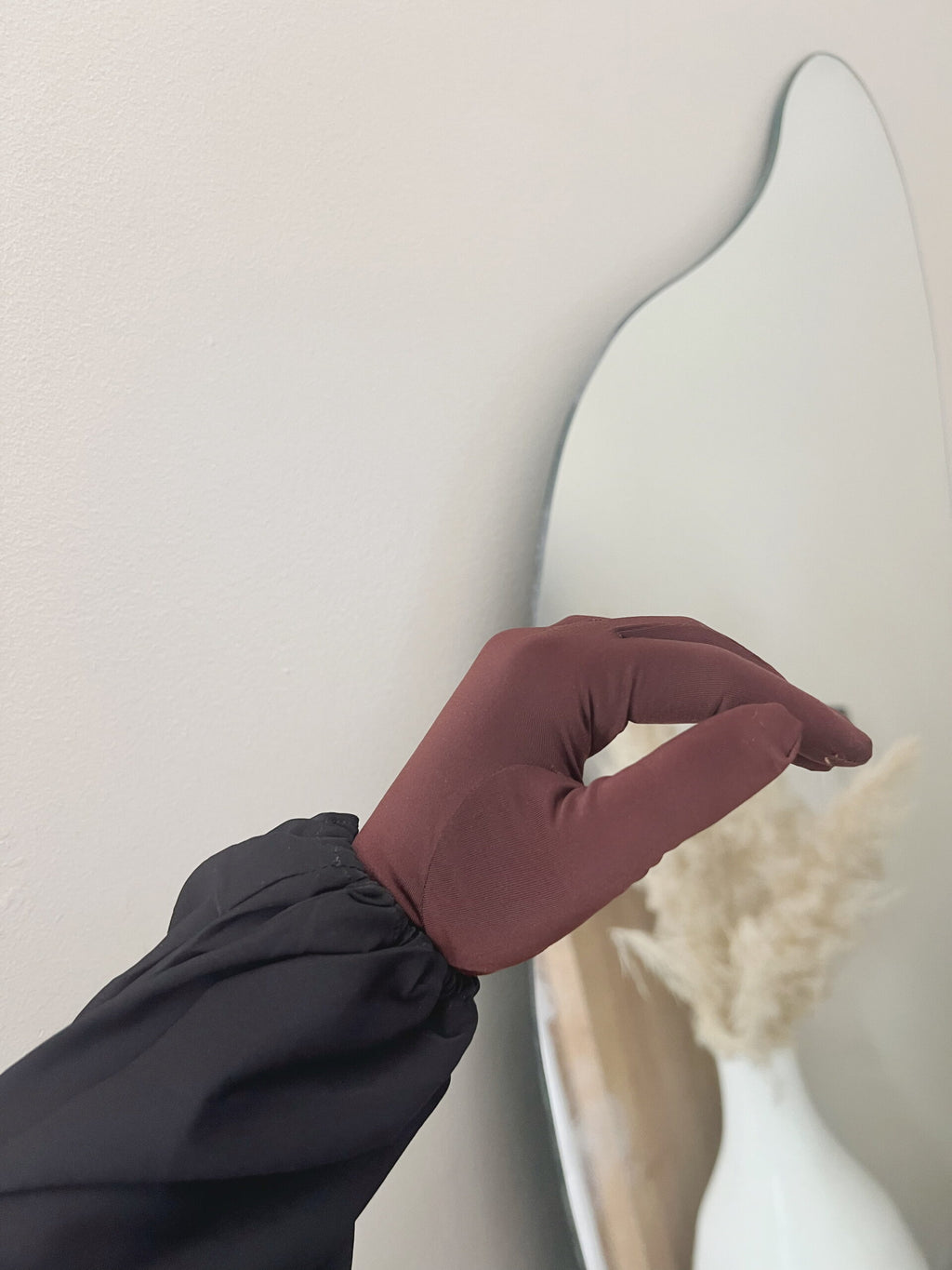 Gants tactiles sans fleur