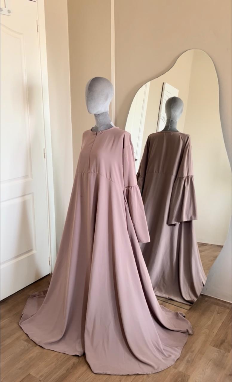 Abaya Colombiana Tissu Soie de Médine