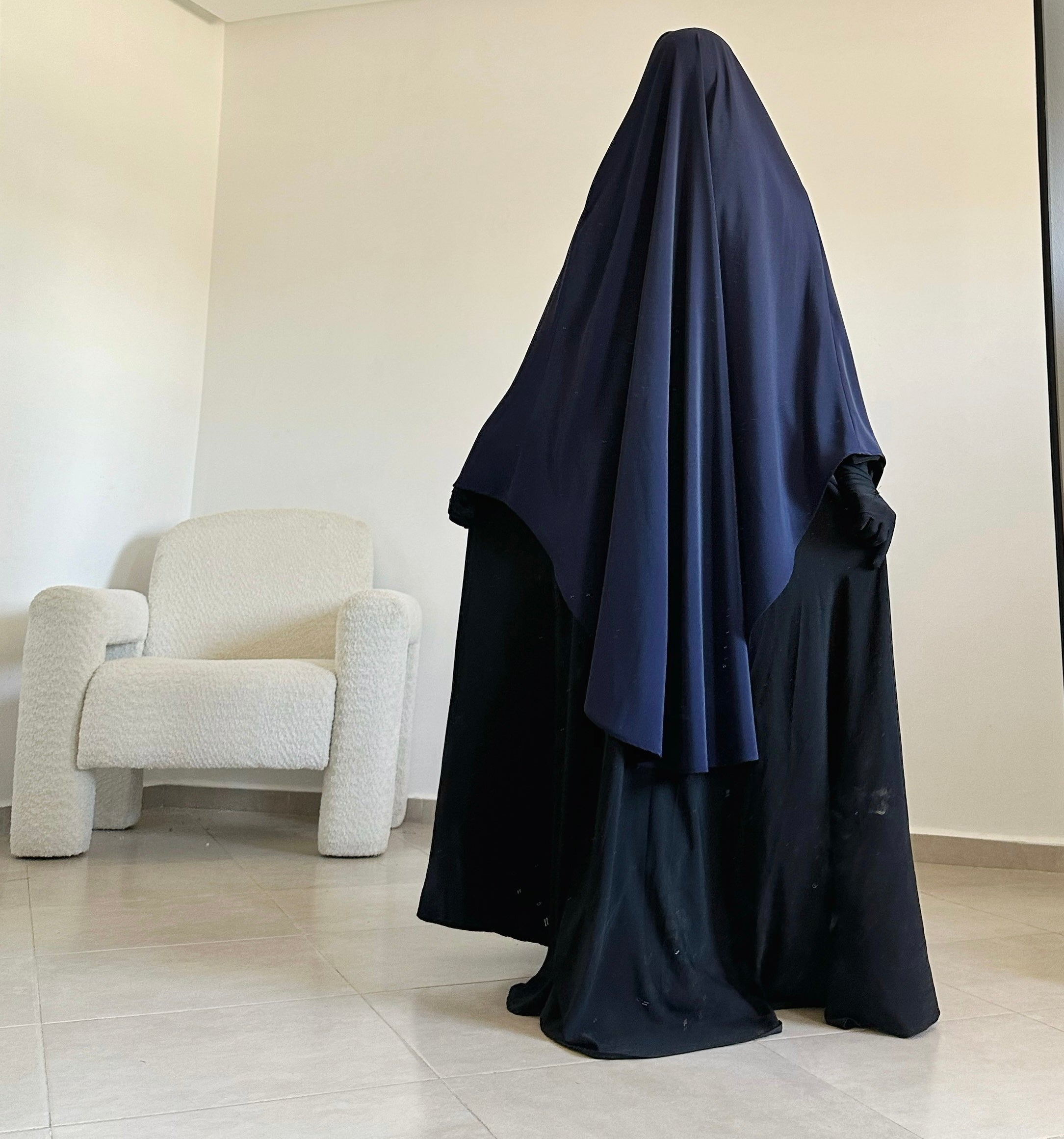 Khimar ExtraLarge en soie de médine