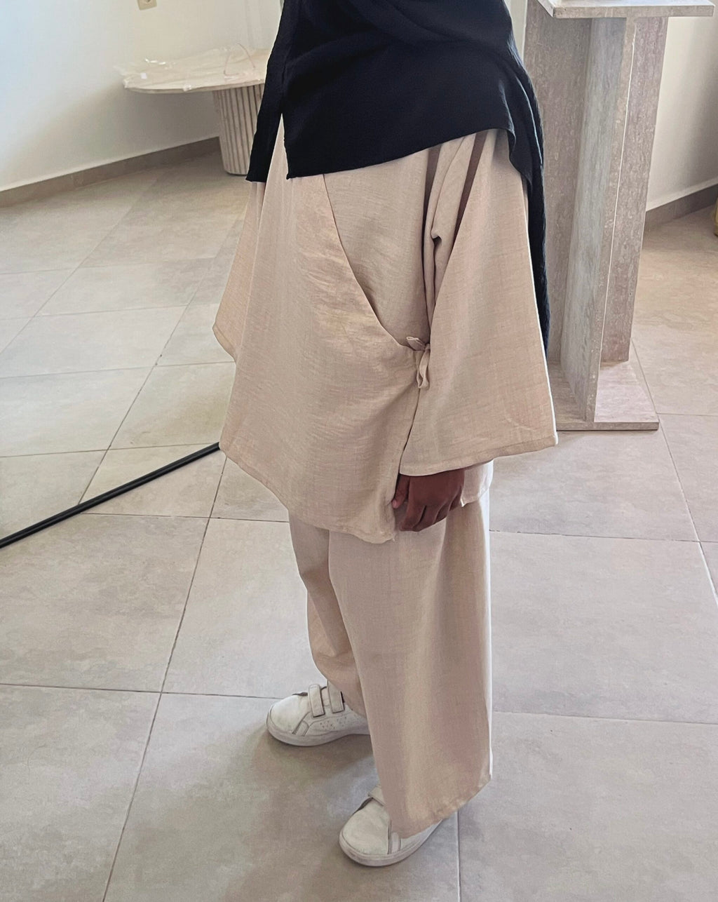 Ensemble cosy kim haut + palazzo
