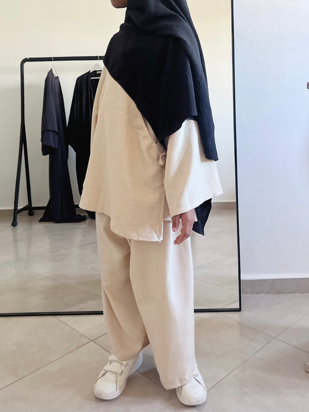 Ensemble cosy kim haut + palazzo