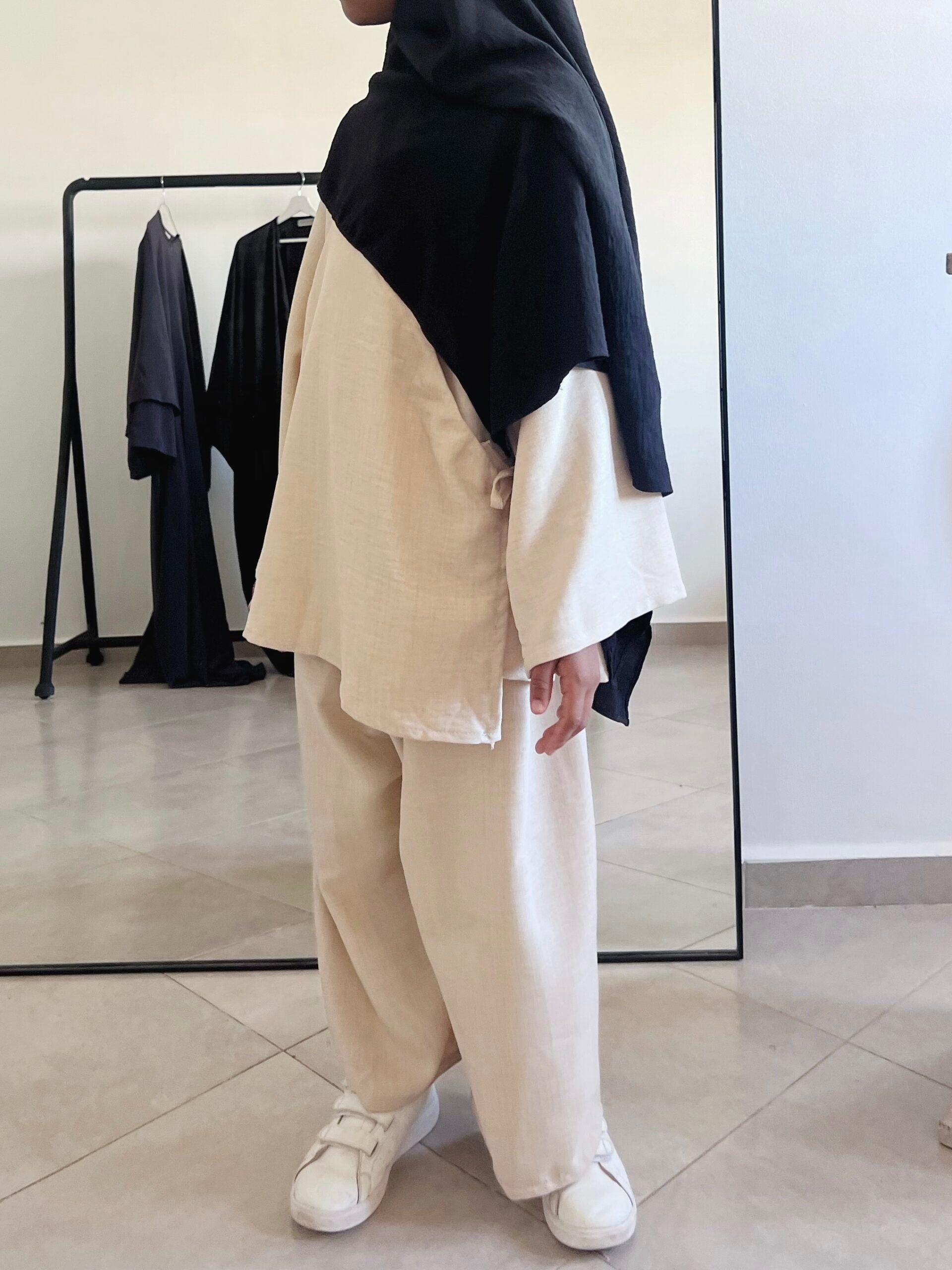 Ensemble cosy kim haut + palazzo