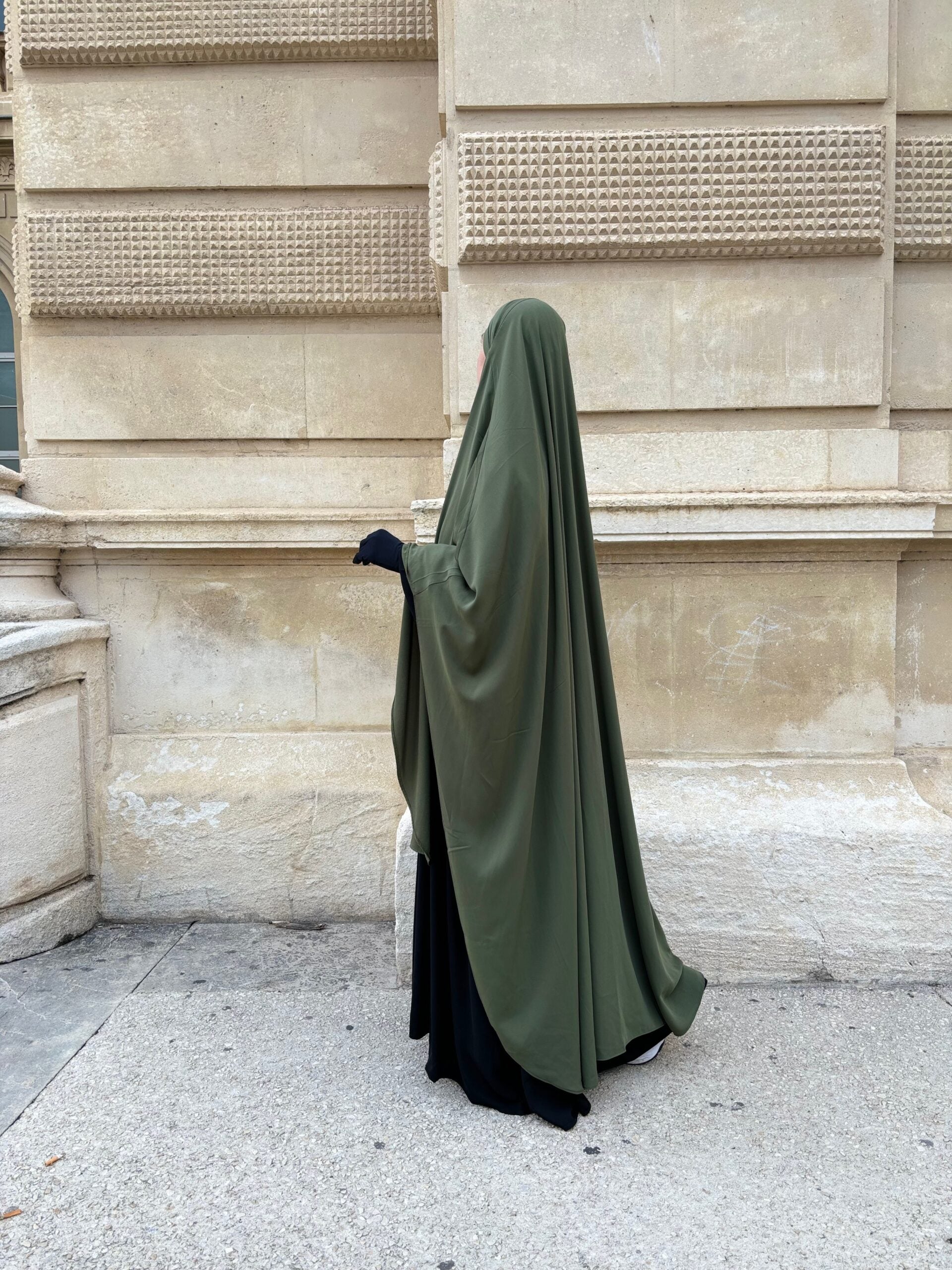 Khimar ExtraLarge en soie de médine