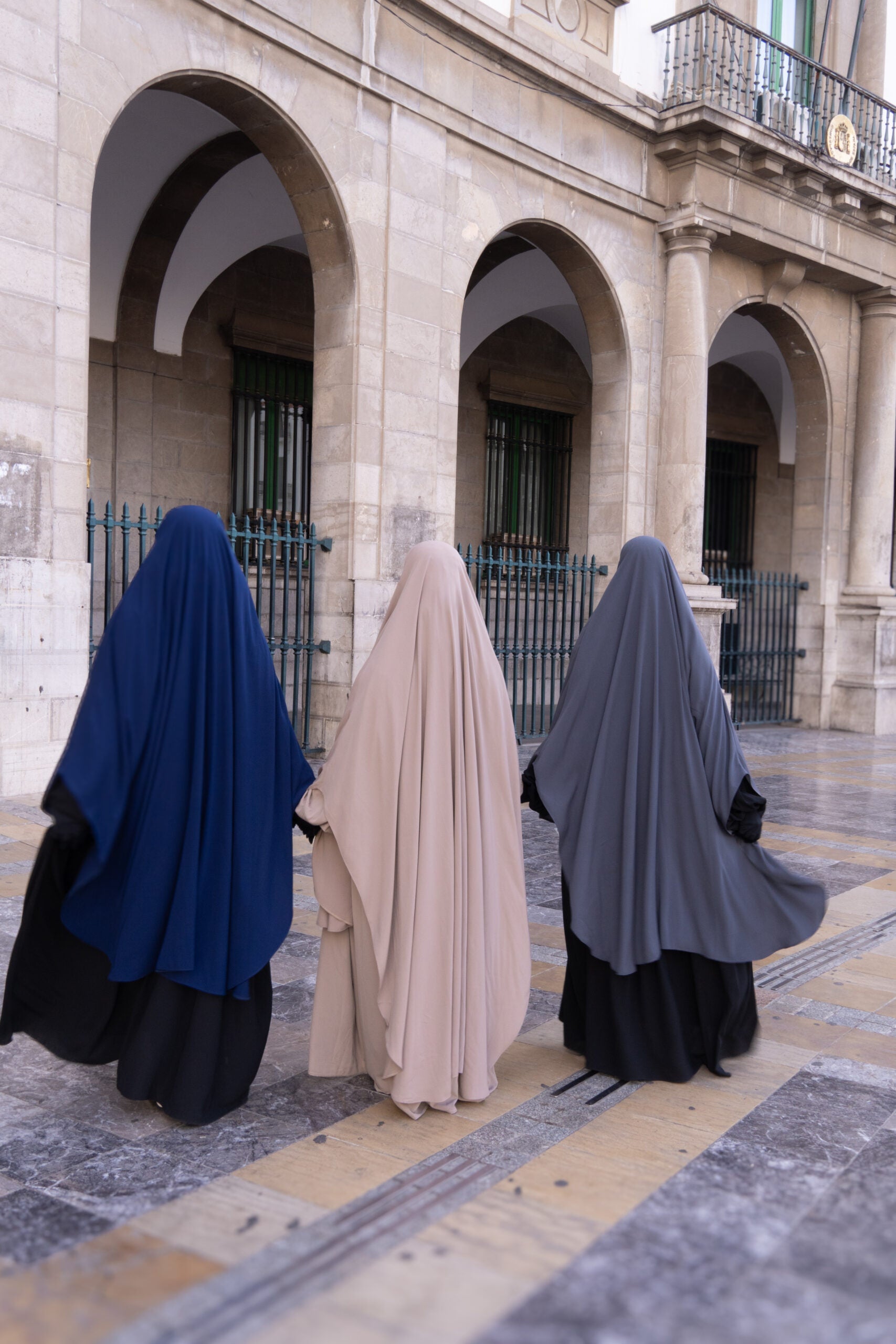Khimar ExtraLarge en wool peach