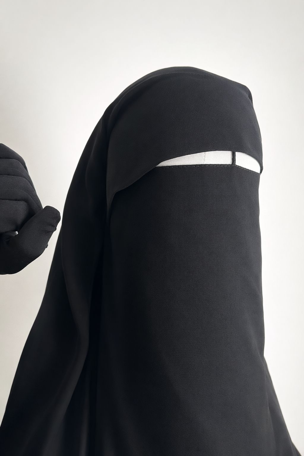 Niqab Casquette Noir 1m50