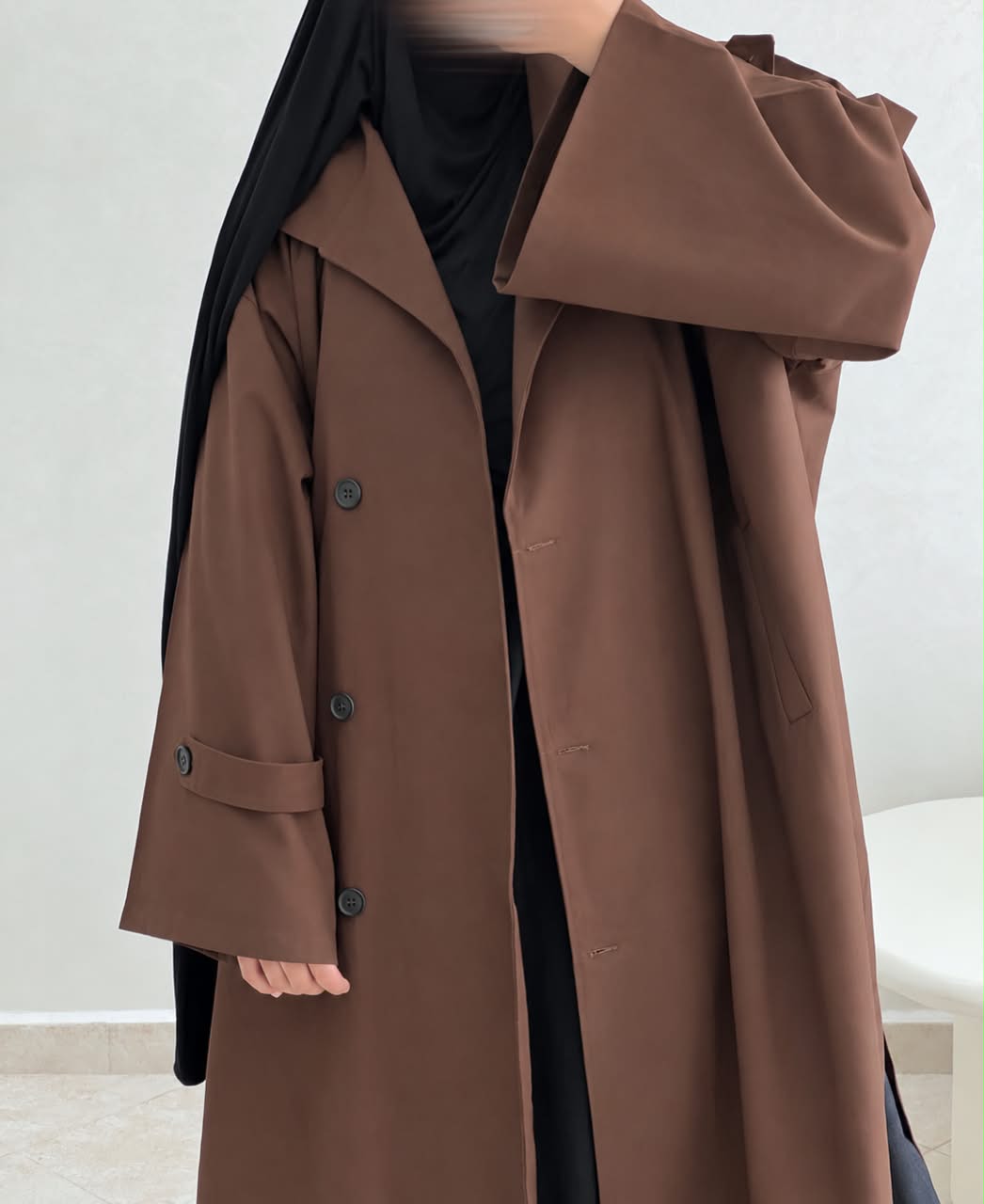 Trench EPURE - Manteau Oversize Asymétrique