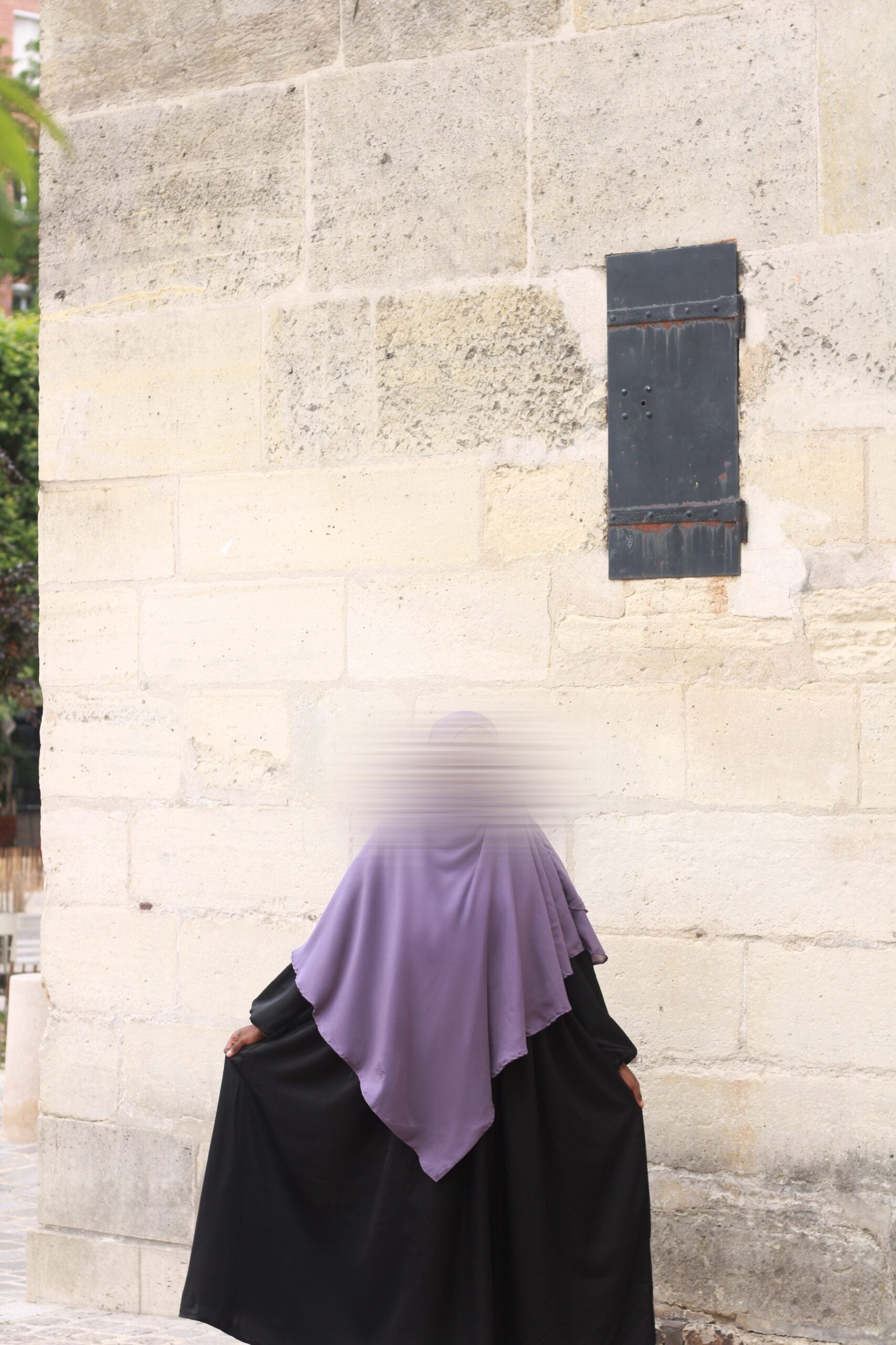 Khimar 2 voiles Mousseline Flowy