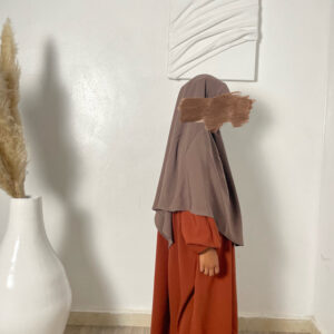 Abaya Russia Petite Fille Terracota Dar Al Iman