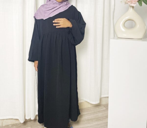 Abaya Russia Petite Fille Noir Dar Al Iman