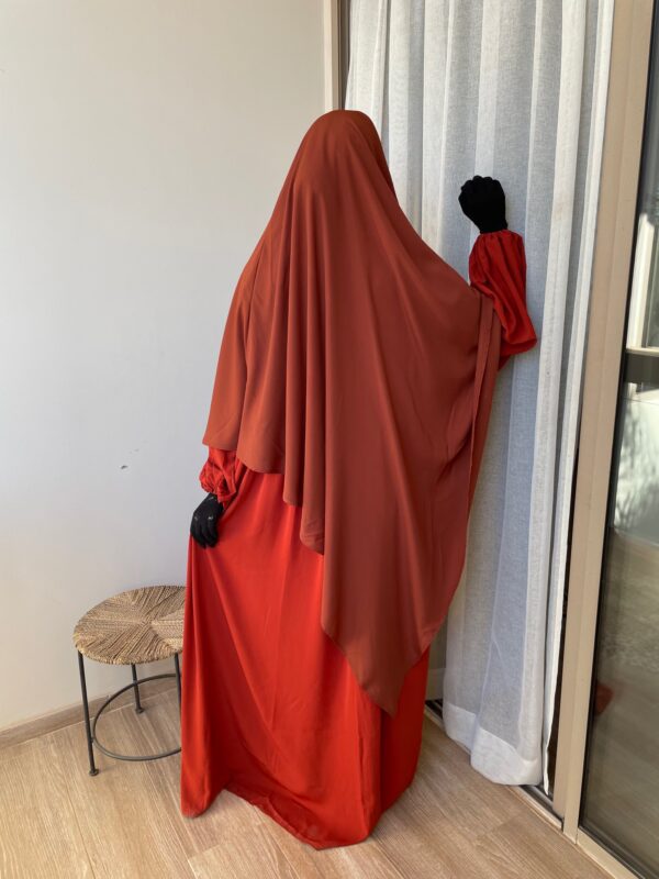 Khimar ExtraLong terracota Dar Al Iman