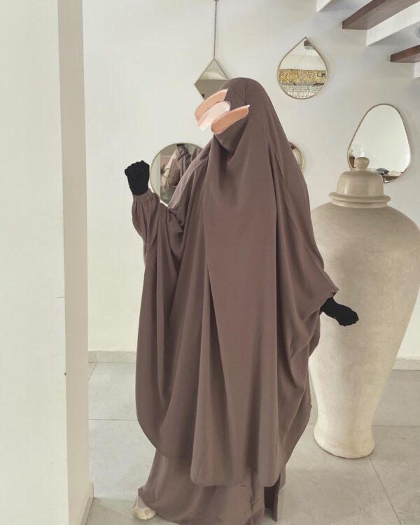 Jilbeb 2P caviary taupe - Al Mouslimate