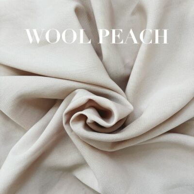 Tissu Wool Peach