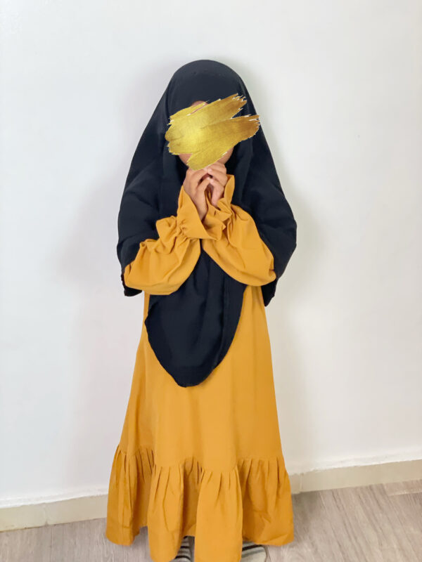 Abaya Impérial Dress Miel - Al Mouslimate