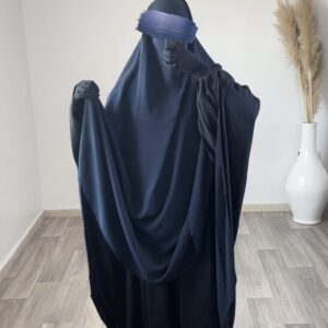 Khimar Extralarge Bleu Nuit - Al Mouslimate