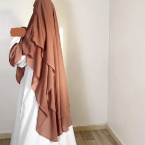 Khimar Lightness Peanut Blush Dar Al Iman