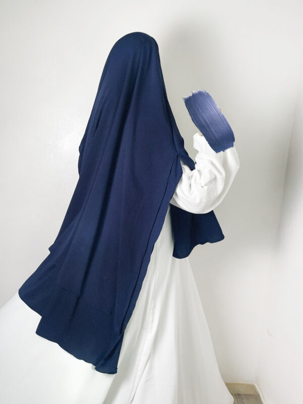 Khimar Pure Bleu Nuit - Dar Al Iman