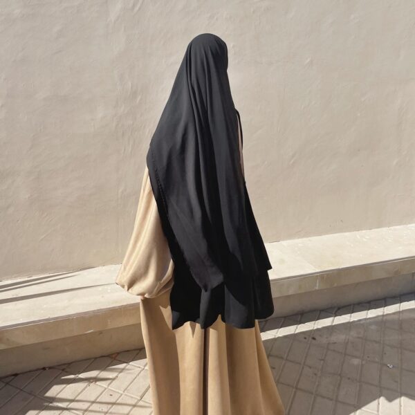 Khimar Pure Noir - Dar Al Iman