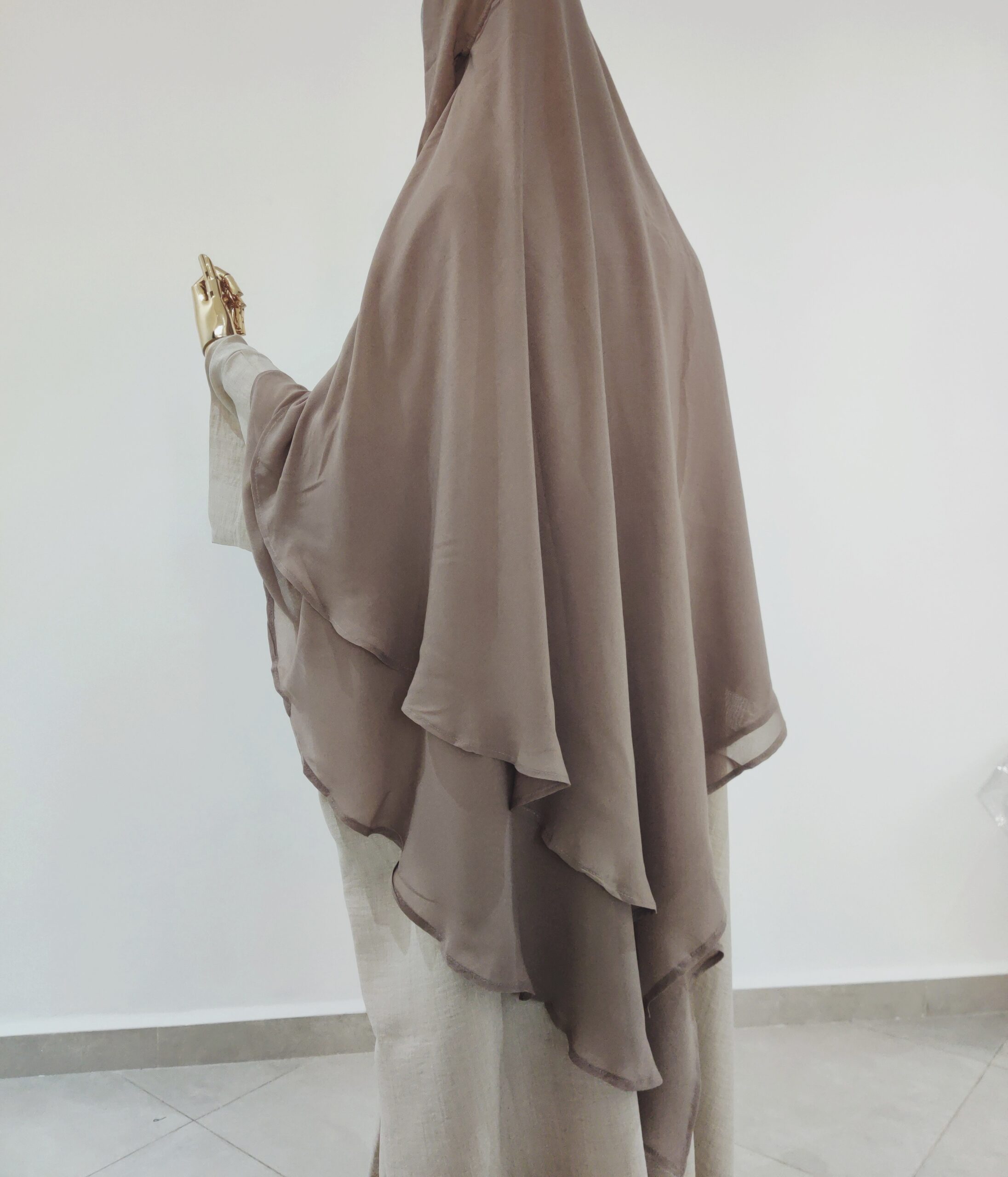 Khimar 2 voiles Mousseline (Ancienne co) – Image 7