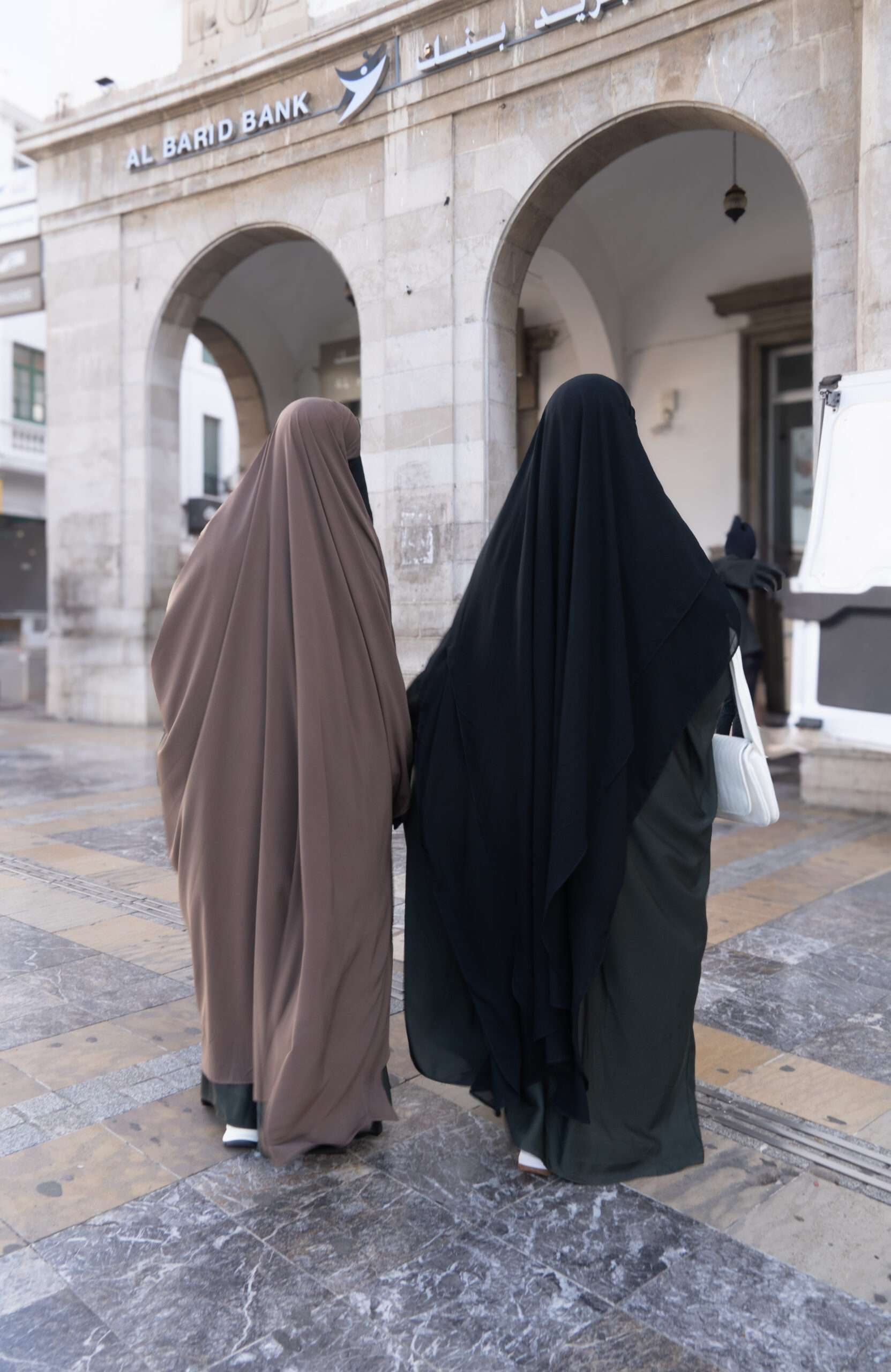 Khimar Stormy Wool Peach Taupe Dar Al Iman