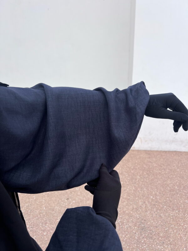 Abaya Russia effet lin – Image 11
