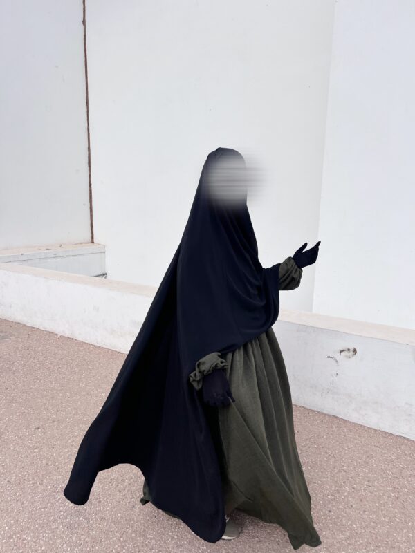 Abaya Russia effet lin – Image 9