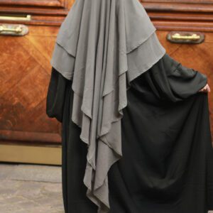Khimar Flowy 2V Olive Dar Al Iman