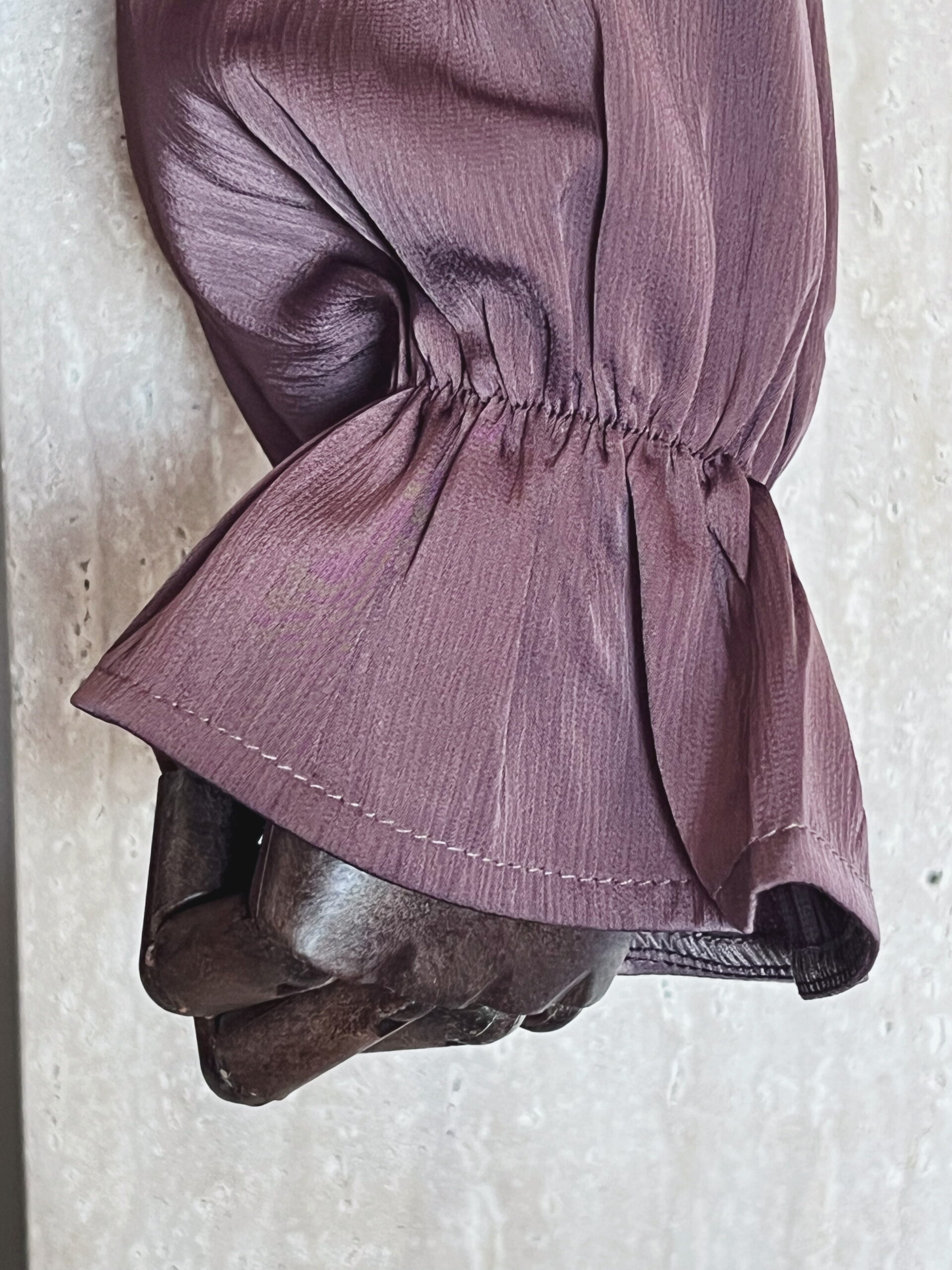 SET AURA – abaya 2 pièces en tissu Nawaem (précommande) – Image 11