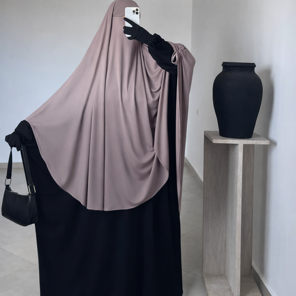 Khimar Hidaya – Coton stretch premium – Image 4