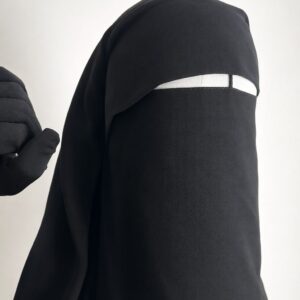Niqab Casquette Noir 1m50
